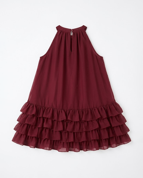 TUBYCATU | ĐẦM CỐ YẾM DÁNG XOÈ ELOWEN DRESS (Freesize)