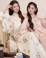 TUBYCATU | ÁO DÀI CÁT HOA (Không kèm quần)
