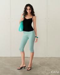 TUBYCATU | QUẦN LỬNG THUN ĐÍNH ĐÁ GRACE PANTS
