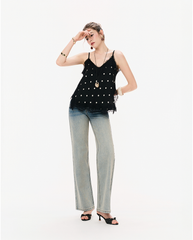 TUBYCATU | ÁO HAI DÂY EVI LACE TOP