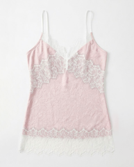 TUBYCATU | ÁO 2 DÂY PHỐI REN NABI LACE CAMI