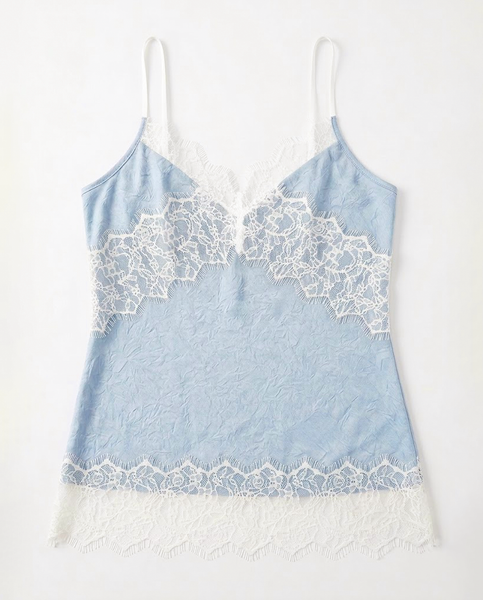TUBYCATU | ÁO 2 DÂY PHỐI REN NABI LACE CAMI