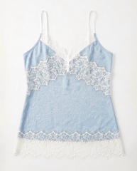 TUBYCATU | ÁO 2 DÂY PHỐI REN NABI LACE CAMI