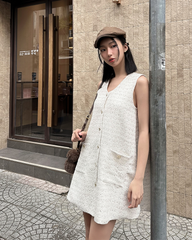 TUBYCATU | ĐẦM VẢI DẠ IVORY TWEED DRESS