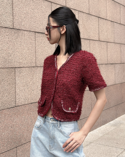 TUBYCATU | ÁO LORIN TWEED TOP