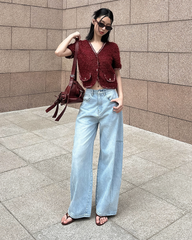 TUBYCATU | ÁO LORIN TWEED TOP