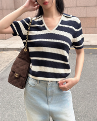 TUBYCATU | ÁO DỆT KIM MARIN POLO KNIT