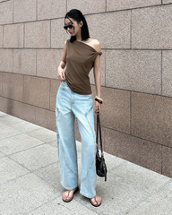 TUBYCATU | ÁO LỆCH VAI MONO TANK TOP