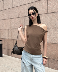 TUBYCATU | ÁO LỆCH VAI MONO TANK TOP