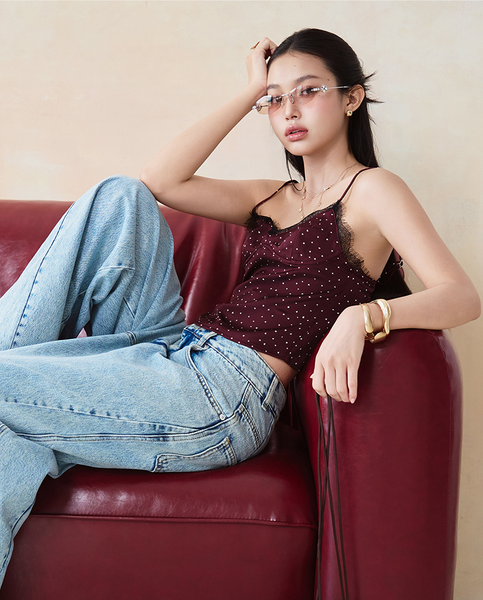TUBYCATU | ÁO HAI DÂY RUBY HEART TOP