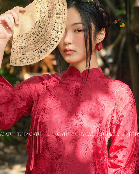 TUBYCATU | ÁO DÀI DIÊN THỌ (KHÔNG KÈM QUẦN)