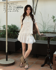 TUBYCATU | CHÂN VÁY WENDY WHITE SKIRT
