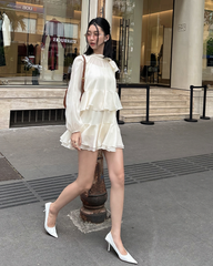 TUBYCATU | VÁY TƠ LIZZY RUFFLE DRESS