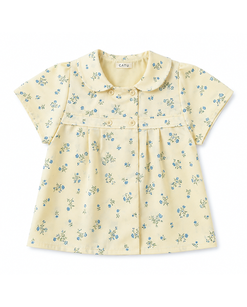 TUBYCATU | ÁO BABYDOLL DÁNG XOÈ BABY FLORAL TOP (Freesize)