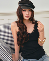 TUBYCATU | ÁO TANK TOP THUN GÂN VIỀN REN MIKI LACE TOP