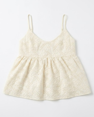 TUBYCATU | ÁO HAI DÂY PEPLUM THÊU HOA CỘT NƠ SAU (Freesize)