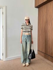 TUBYCATU | ULA STONE GREEN JEANS