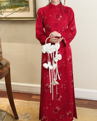 TUBYCATU | ÁO DÀI DIỄM HOA (KHÔNG KÈM QUẦN)