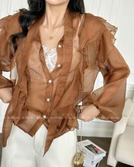 TUBYCATU | FLOWY RUFFLE TOP (KHÔNG KÈM BRA)