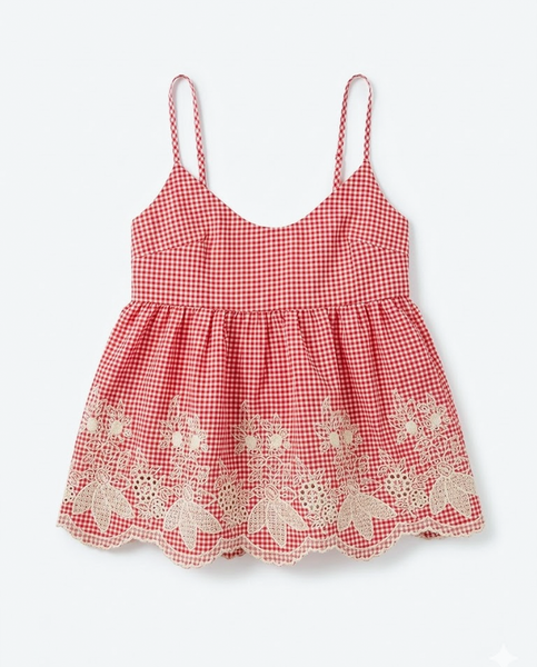 TUBYCATU | ÁO 2 DÂY FLEUR SOFT TOP (Freesize)