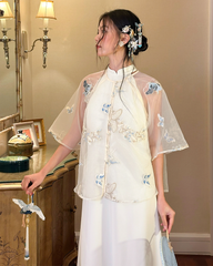 TUBYCATU | SET THANH ĐIỆP (ĐẦM LỤA + ÁO VOAN TƠ)