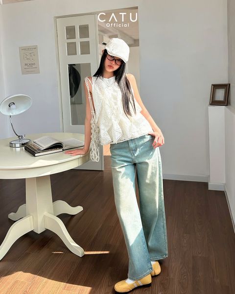 TUBYCATU | Ally Ruffle Top kèm lót