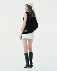 TUBYCATU | ÁO NHUNG ĐEN NỮ BLACK VELVET TOP