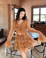 TUBYCATU | Lace Brown Set (Limited)