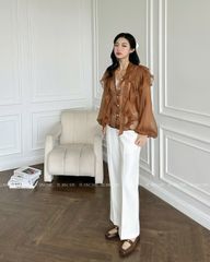 TUBYCATU | FLOWY RUFFLE TOP (KHÔNG KÈM BRA)