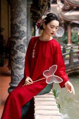 TUBYCATU | ÁO DÀI LAM AN NHIỀU MÀU (Không kèm quần)