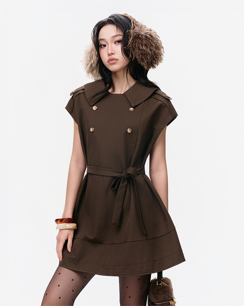 TUBYCATU | ĐẦM ALINE BROWN DRESS