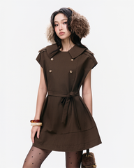 TUBYCATU | ĐẦM ALINE BROWN DRESS