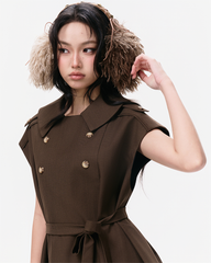 TUBYCATU | ĐẦM ALINE BROWN DRESS