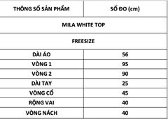 TUBYCATU | MILA WHITE TOP