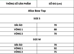 TUBYCATU | Alice Bow Top