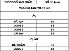 TUBYCATU | Madeline Lace White Set (Limited)