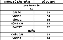 TUBYCATU | Lace Brown Set (Limited)