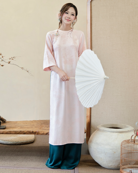 TUBYCATU | ÁO DÀI LAM AN NHIỀU MÀU (Không kèm quần)