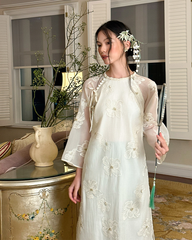 TUBYCATU | ÁO DÀI NGỌC HOA (Không kèm quần)