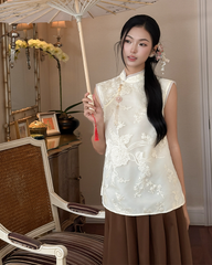 TUBYCATU | ÁO KEM THÊU KIM HOA