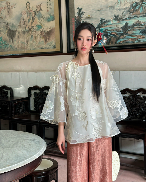 TUBYCATU | ÁO TƠ THÊU XUÂN VÂN (LIMITED)