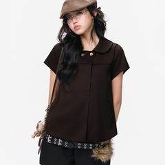 TUBYCATU | ÁO AVA BROWN TOP