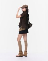 TUBYCATU | QUẦN NGẮN EDEN BLACK SHORT (Không kèm belt và phụ kiện)