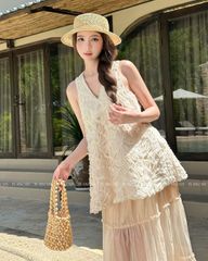 TUBYCATU | POSI CREAM TOP (Limited)