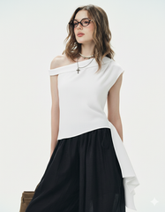 TUBYCATU | ÁO LỆCH VAI AURA WRAP TOP