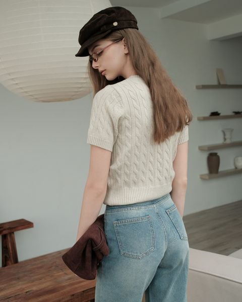 TUBYCATU | QUẦN JEAN SUÔNG XANH NHẠT