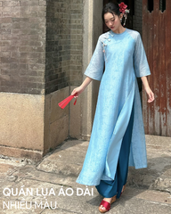 TUBYCATU | Quần lụa áo dài ống xuông nhiều màu