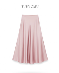 TUBYCATU | SATIN MIDI SKIRT