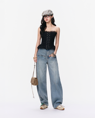TUBYCATU | QUẦN JEANS WIDE LINE CURVE
