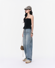 TUBYCATU | QUẦN JEANS WIDE LINE CURVE